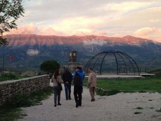 Albanien Info Reise Blick Von Der Burg In Gjirokastra