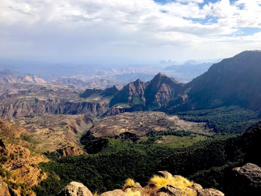 Aethiopien Siemien Mountain Panoramablick2