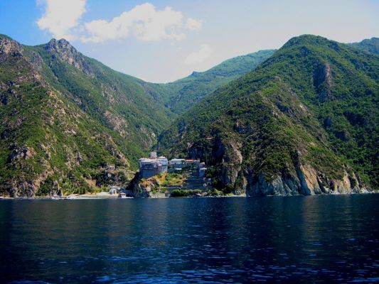 Griechenland Schifffahrt Berg Athos