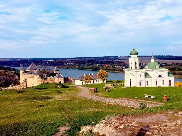 Ukraine Chotyn Festung Von C Und Kirche Alexander Newski