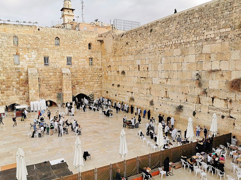 Klagemauer Bild Von Hr  Schwarzmeier 2019 12 04 Jerusalem Aufgang Zum Tempelberg Blick Auf Die Klagemauer In Pixio