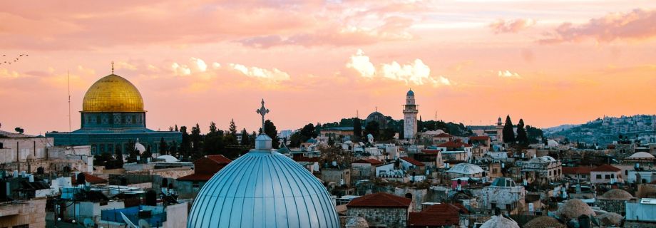 Blick Auf Den Felsendom Jerusalem