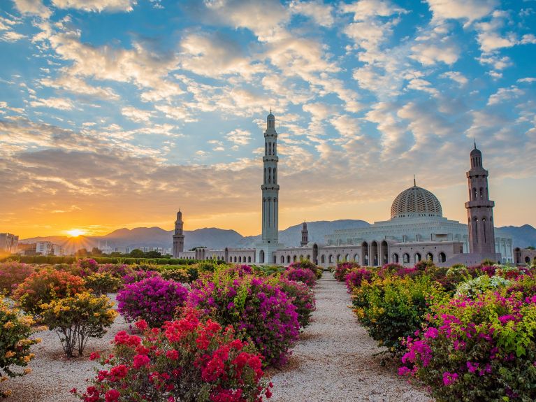 I Stock Sultan Qaboos Moschee Muscat Oman
